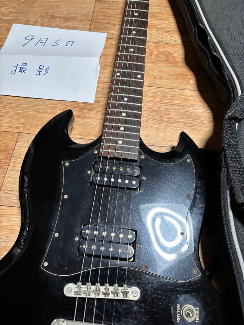 k*u様 Epiphone SG エレキギターブラック　エピフォン　黒