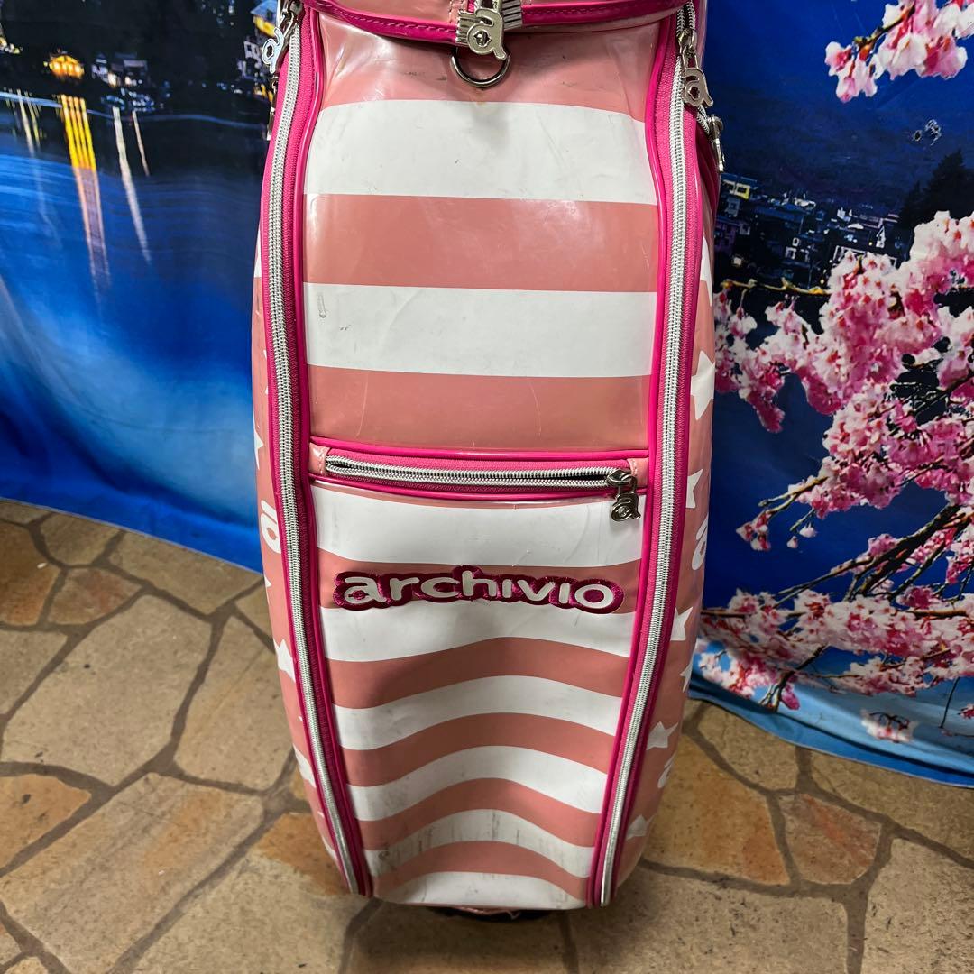 寶BT-1057 archivio アルチビオ ピンクベージュ キャディバッグ