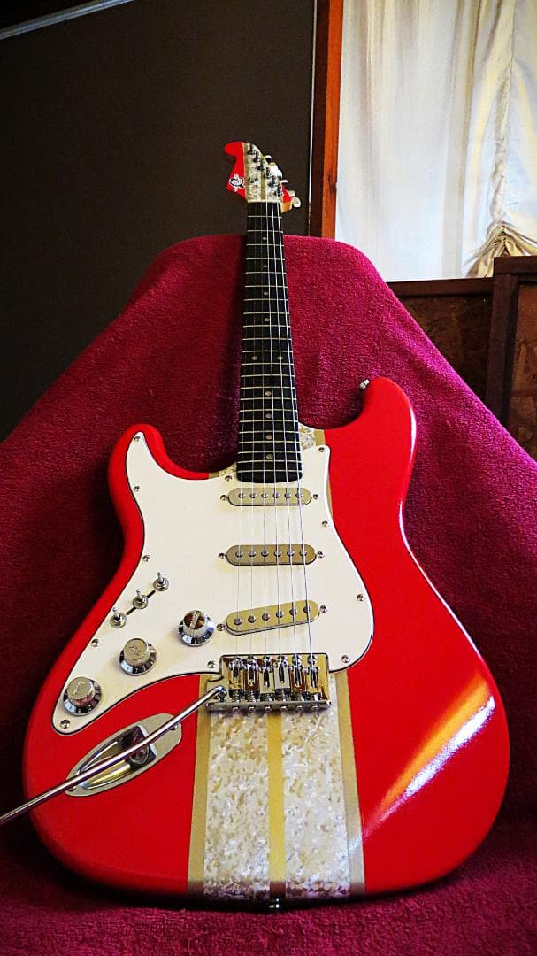 STLH ラッカー塗装 アルニコPU ３連3wayスイッチ レフティ 左