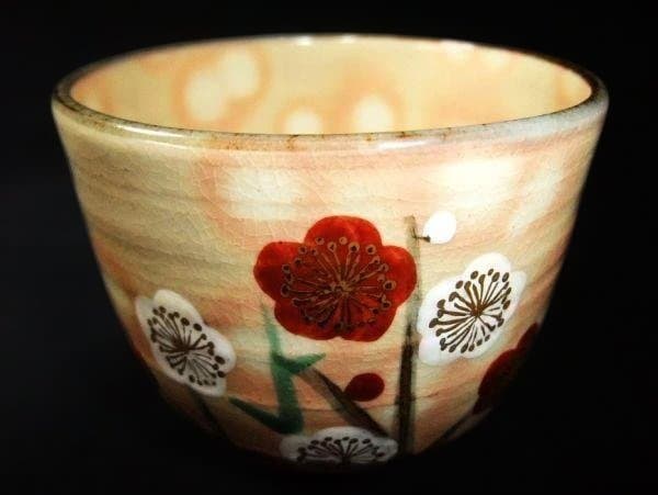 乾山写 平安 紫雲 「橋本紫雲」梅の絵 色絵 京焼