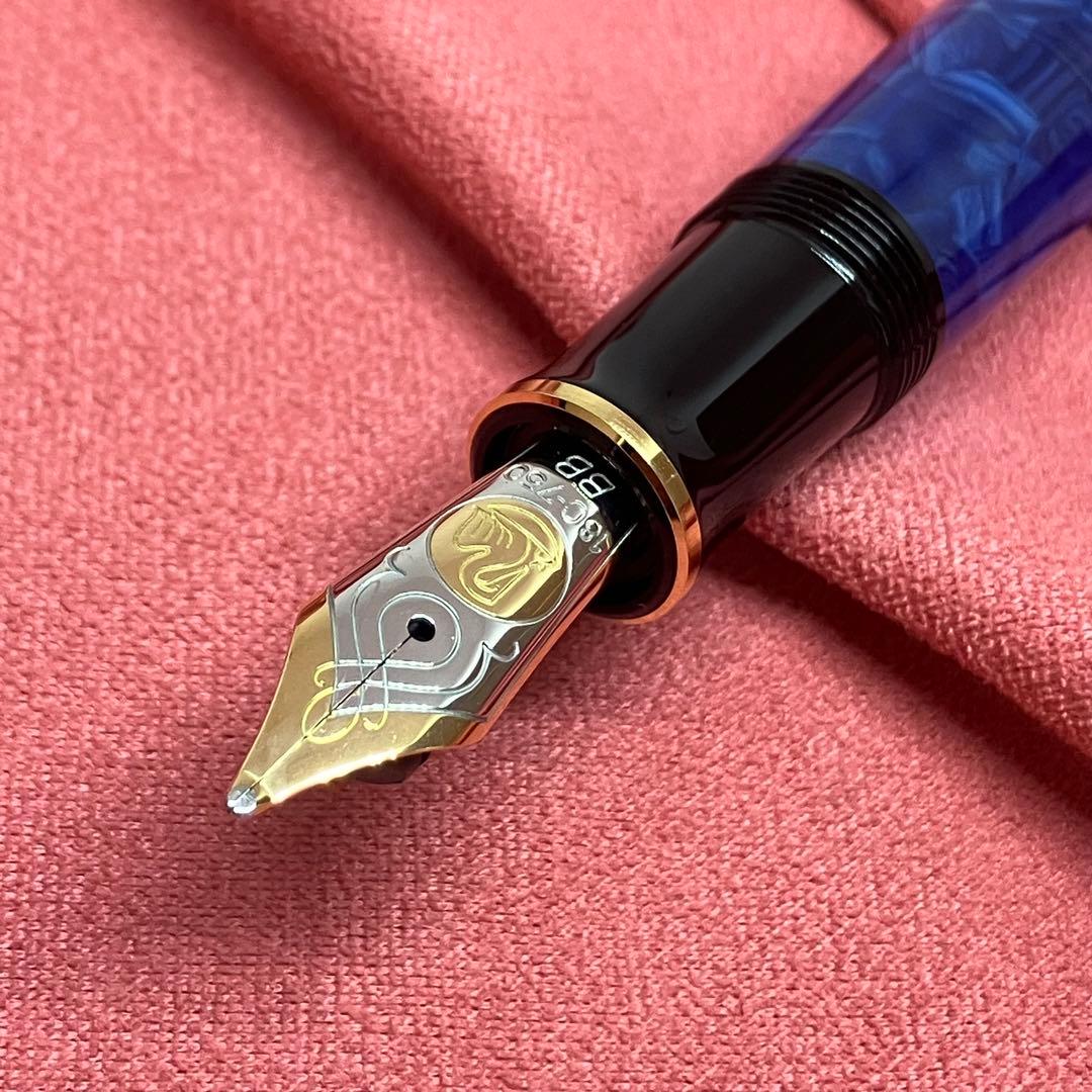 ◻️ペリカン SOUVERAN M800 ブルー・オー・ブルー 18C BB