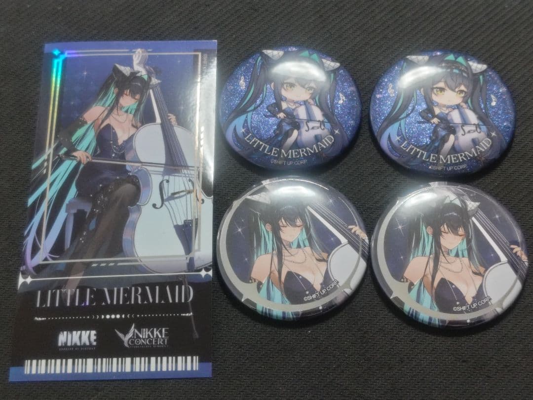 NIKKE オーケストラコンサート リトルマーメイド セイレーン 缶バッジ