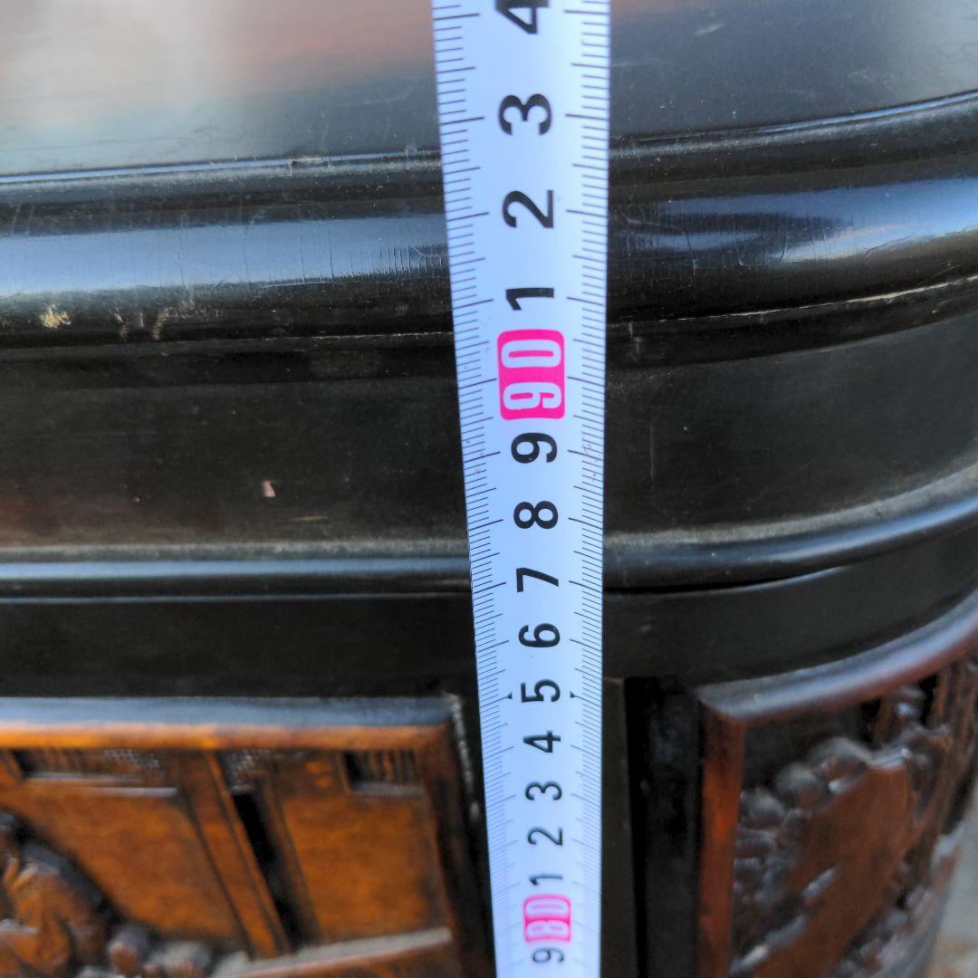 彫刻アンティーク家具　アンティーク家具　中国製チェストバー