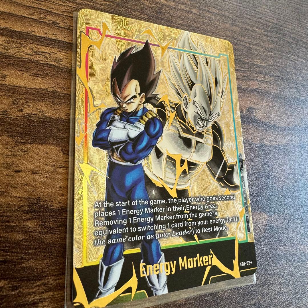 希少品　フュージョンワールド　エナジーマーカー　パラレル　ベジータED1-02⭐︎