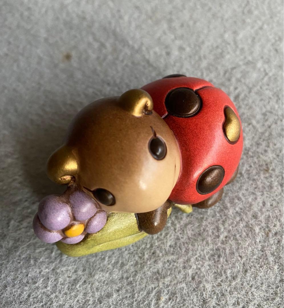 【イタリア製／THUN・トゥーン】陶器製・てんとう虫