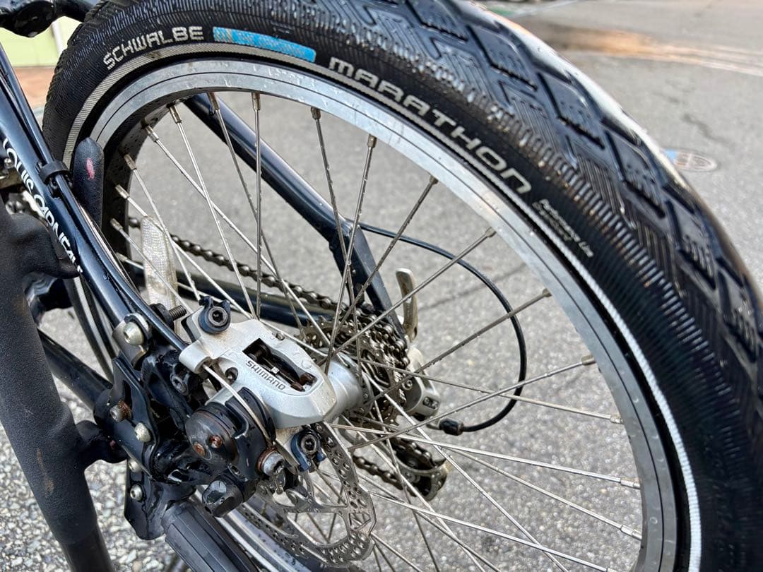 ま*o様 ルイガノ LGS-MV5 DEORE シュワルベバリ山タイヤ シマノデ