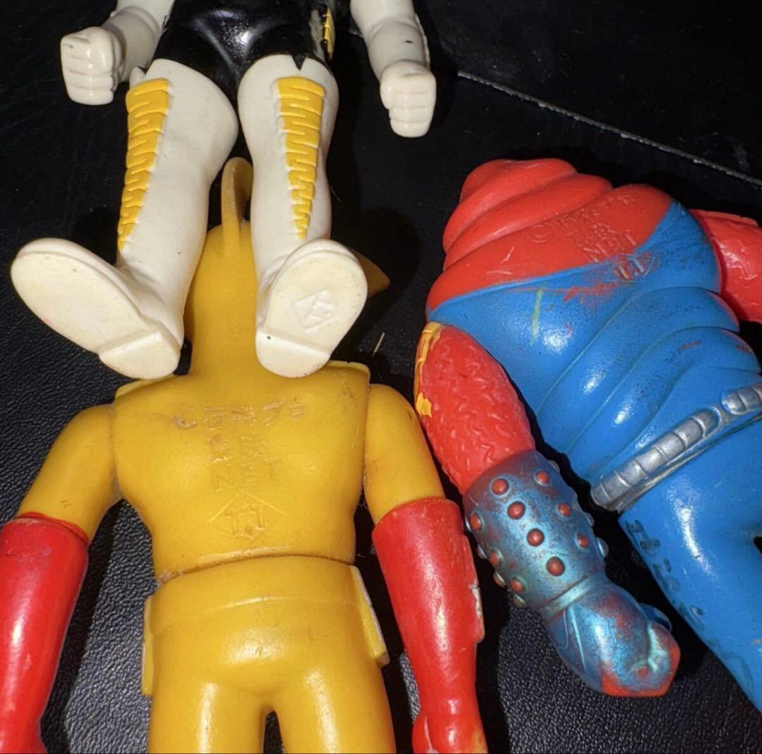 ソフビ当時物アクマイザー3 タカトク 昭和レトロ ザビタンイビルガブラ石森章太郎