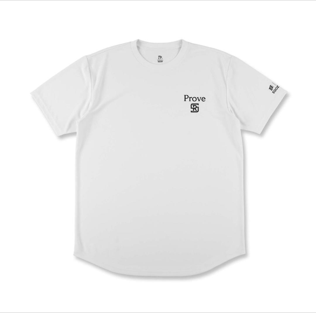 エゴザル RIKU Prove RS ロゴTシャツ XL ホワイト 瀬川琉久