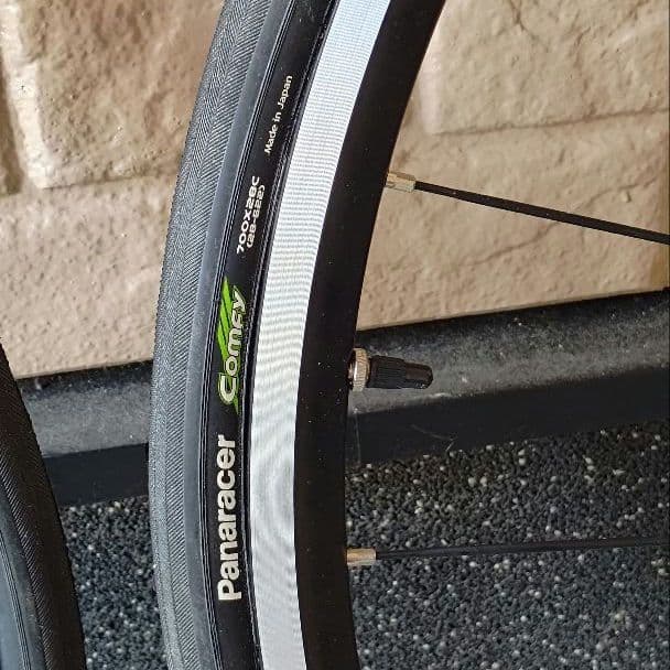 SHIMANO WH-R501A エアロスポーク 前後セット タイヤ チューブ付