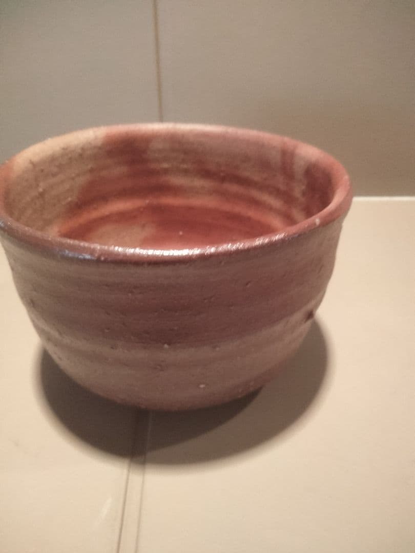 備前焼　藤原建作 備前抹茶碗　 叔父 人間国宝　藤原啓