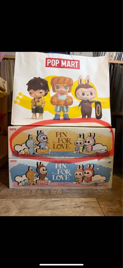 未開封アソート　LABUBU THE MONSTER PIN FOR LOVE