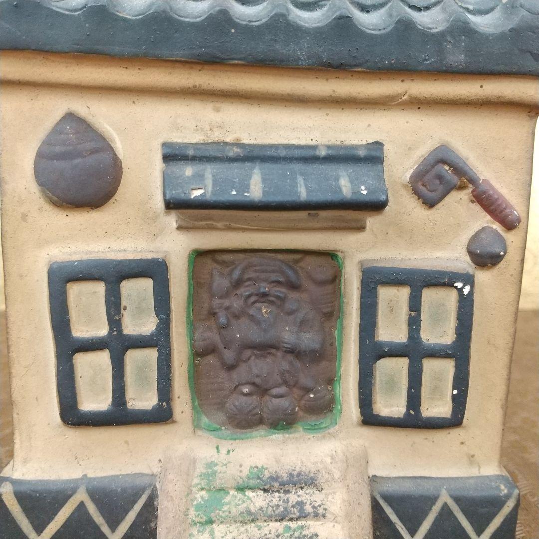 【お値下げしました！】伏見土人形　蔵型貯金箱