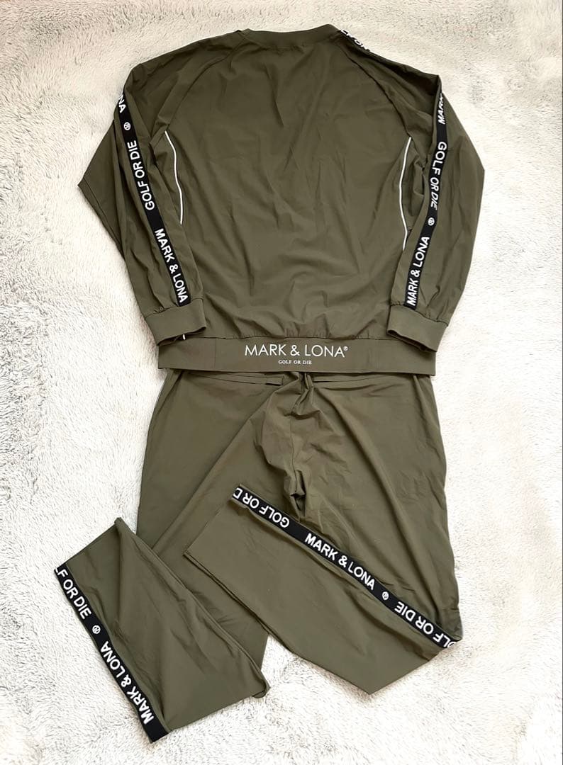 【美品】マークアンドロナ　セットアップ　プルオーバー　ロングパンツ　50 XL