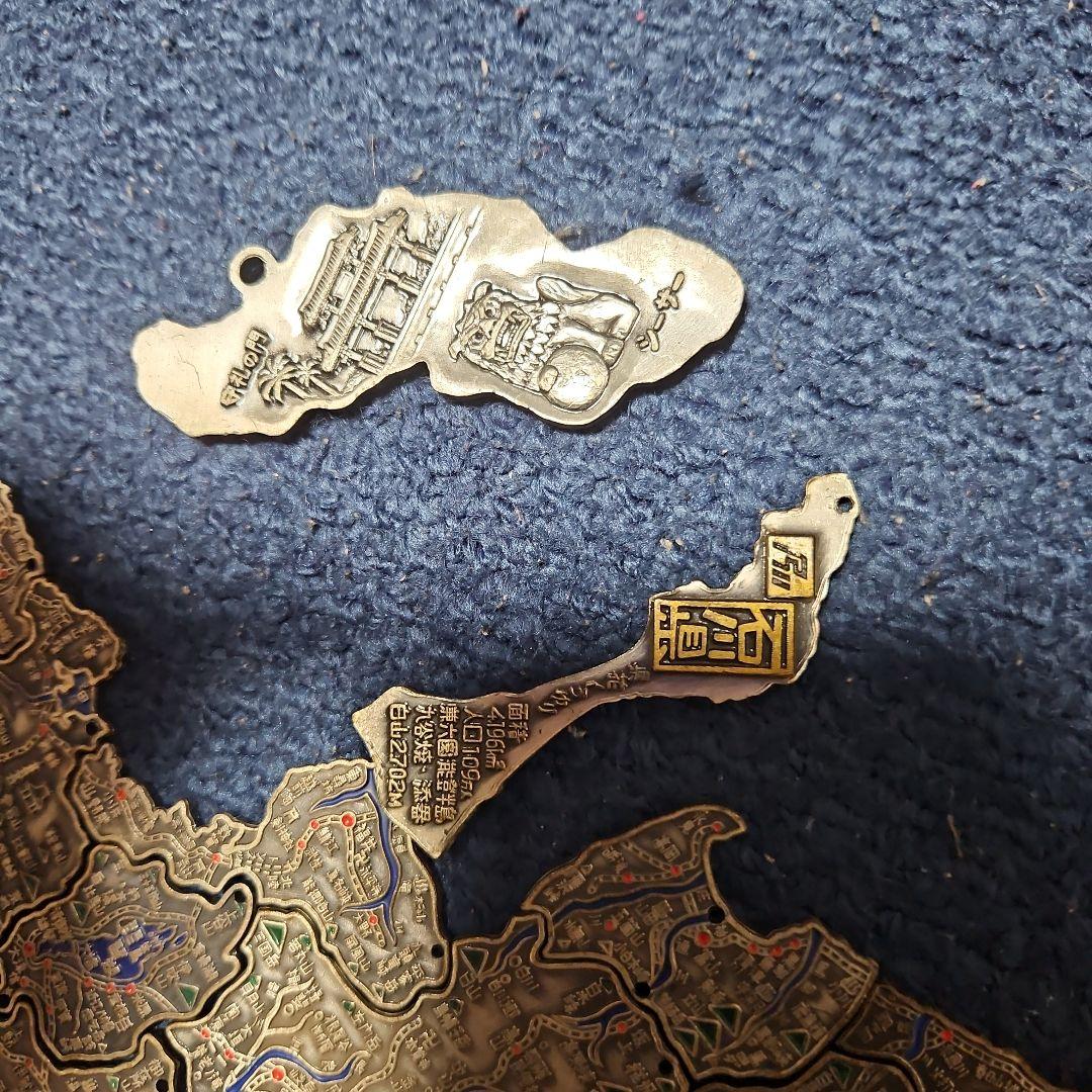 日本全国コンプリート　地図キーホルダー　希少