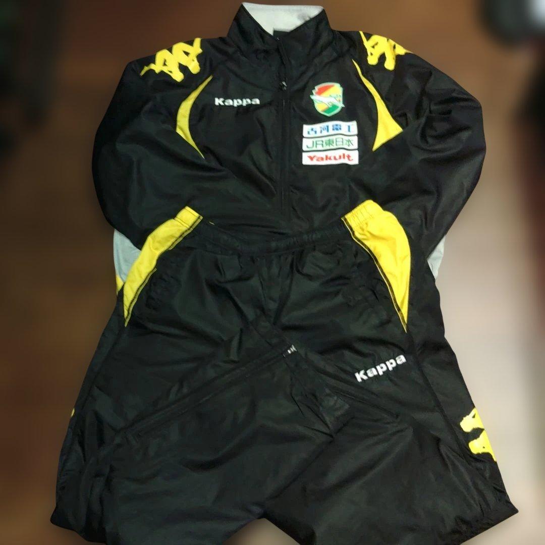 Kappa ジェフ市原千葉 ウォーマー上下 黒/黄色