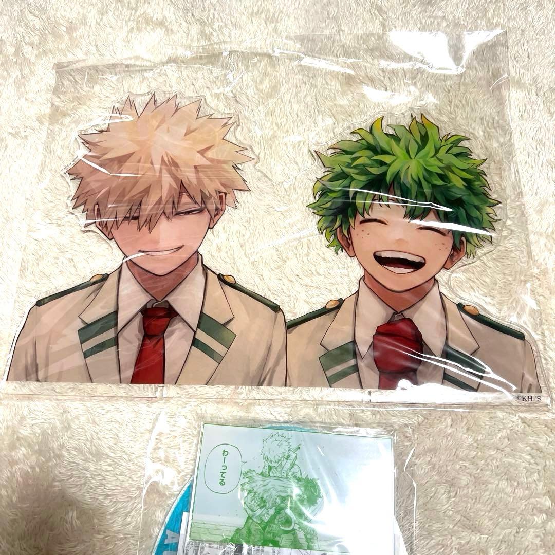 僕のヒーローアカデミア アクリル GIGA フィギュア 緑谷出久　爆豪勝己