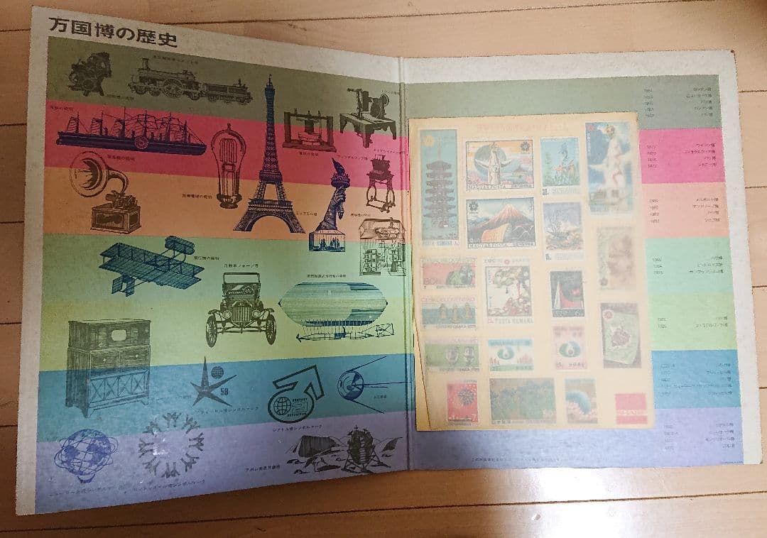 使用済み 記念切手 1964年東京オリンピック　大阪万博　太陽の塔など