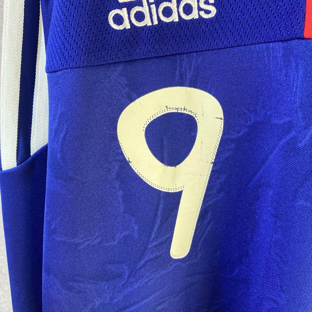 JFA 岡崎　代表ユニフォーム　長袖　adidas製　9番　Lサイズ