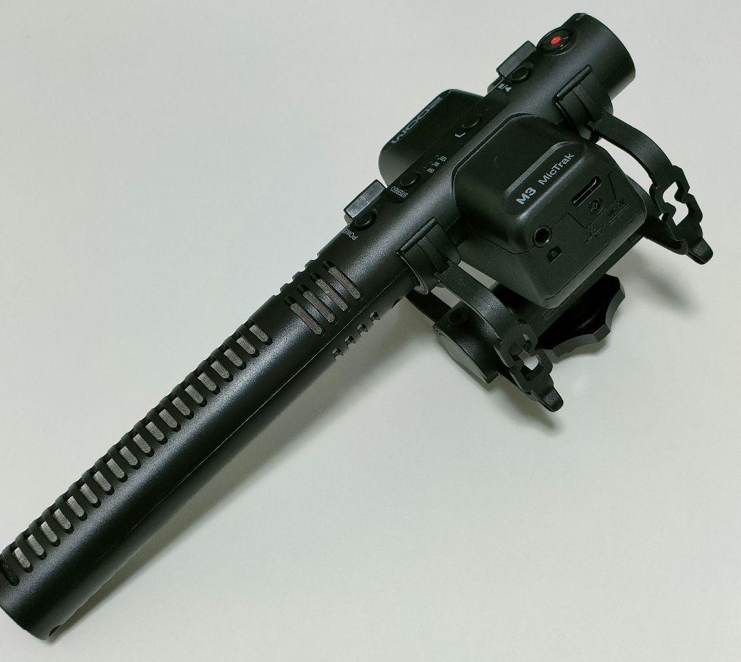 ZOOM M3 MicTrak ショットガンマイク AZDEN SWS-100付