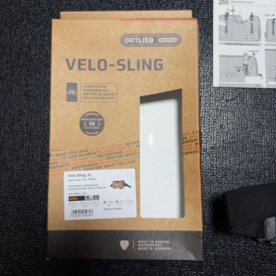 ORTLIEB(オルトリーブ) ヴェロスリング フロントバッグ 未使用