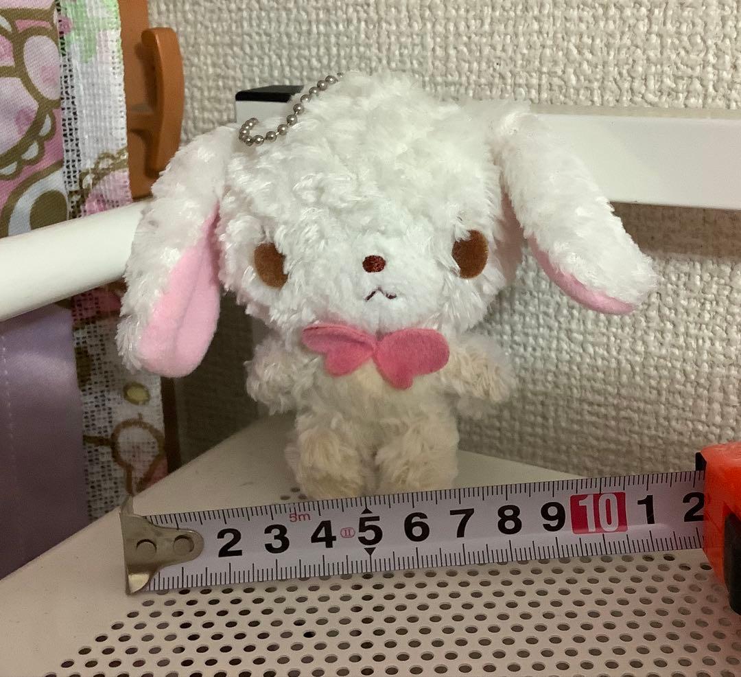 2005年　シュガーバニーズ　しろうさ　マスコット　ぬいぐるみ　ボールチェーン