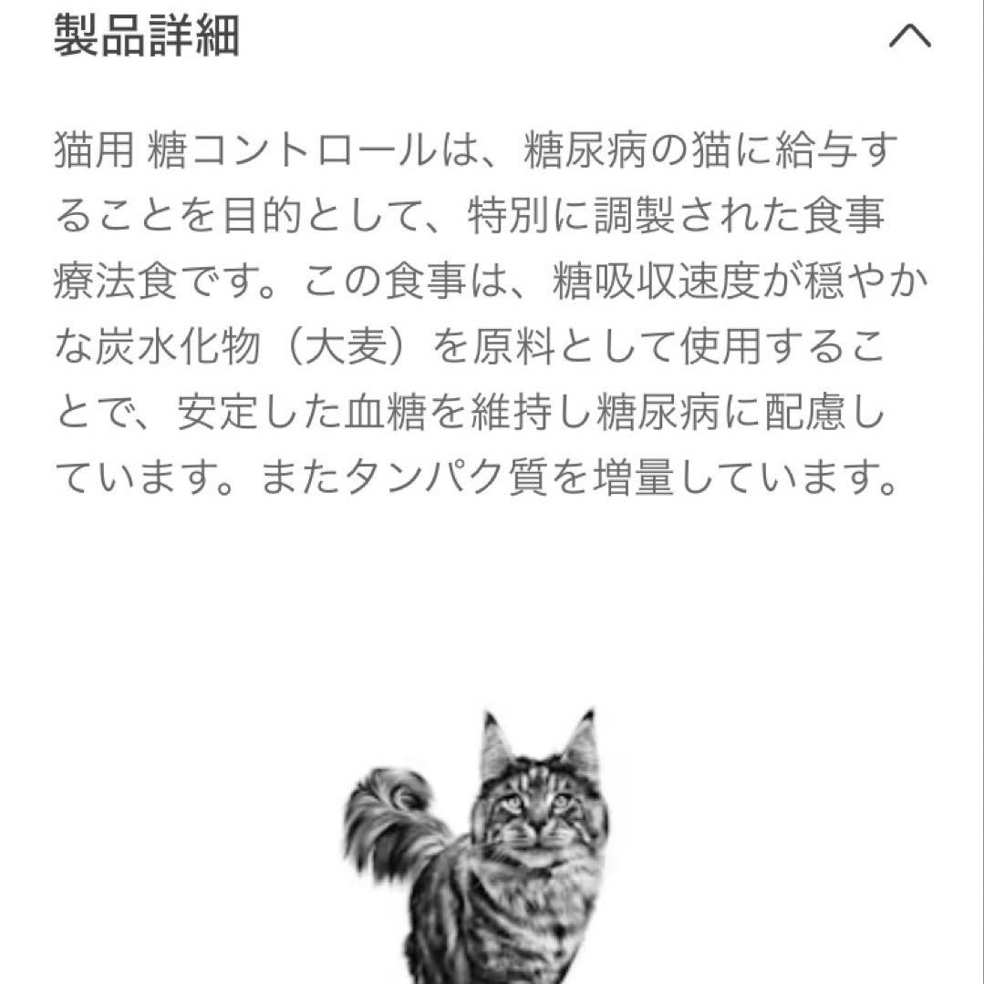 ロイヤルカナン　猫用糖コントロールドライ4キロ賞味期限27年5月22日