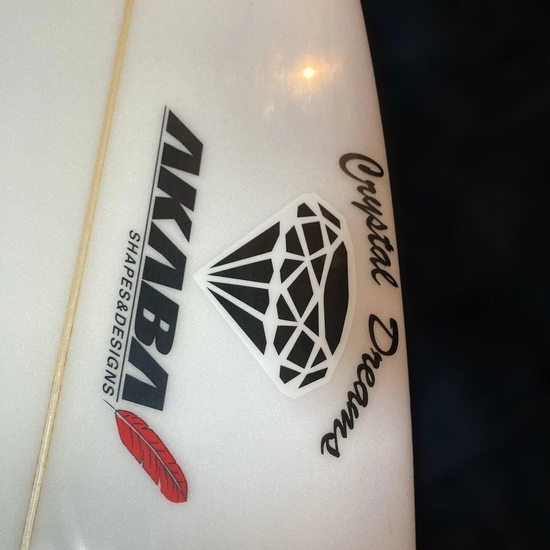 【レア】クリスタルドリームサーフボード赤羽シェイプ