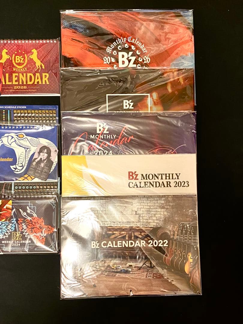 ★未開封有★ 2018〜2026年B'z PARTY オフィシャルカレンダー