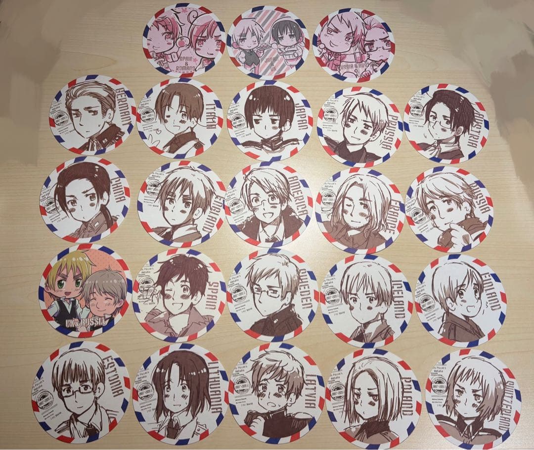 ヘタリア コースター まとめ売り