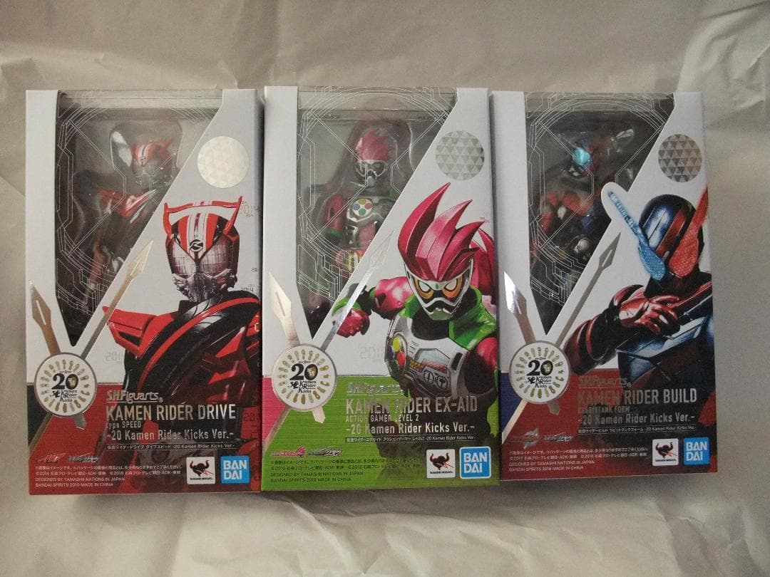 新品未開封　S.H.フィギュアーツ　ジオウ　鎧武 ドライブ エグゼイド セット