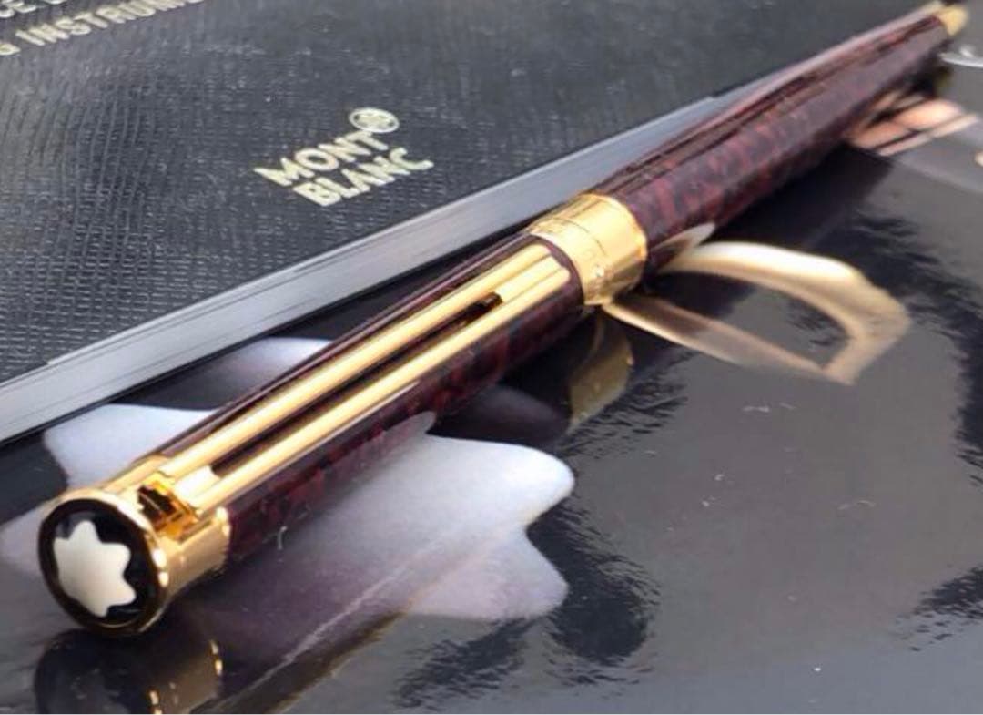 モンブラン　★金運幸運を呼ぶパワー石！レッドメノウ・マーブル特別なノブレスドウエ