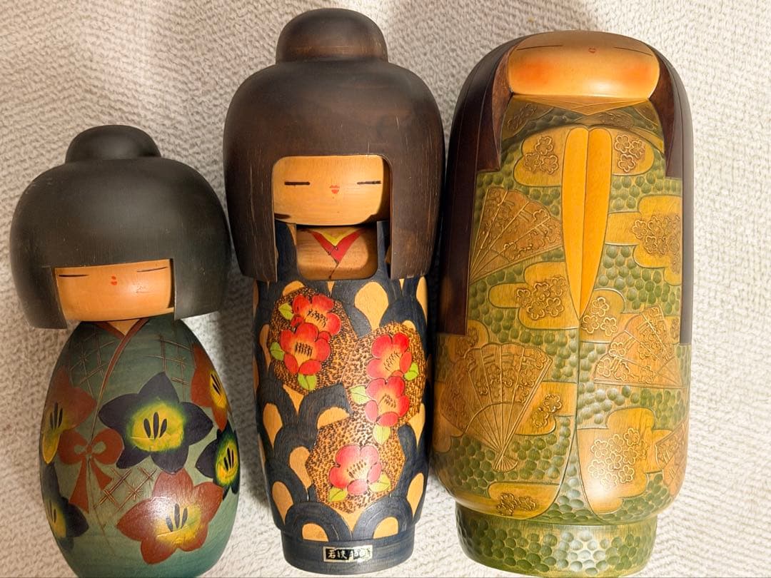 こけし　3体セット　吉田多加志