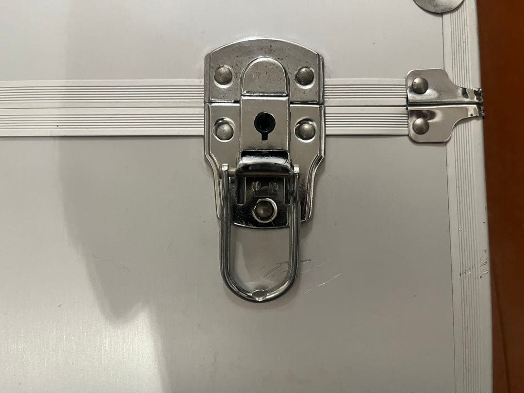 7インチレコード　シルバー　ハードケース