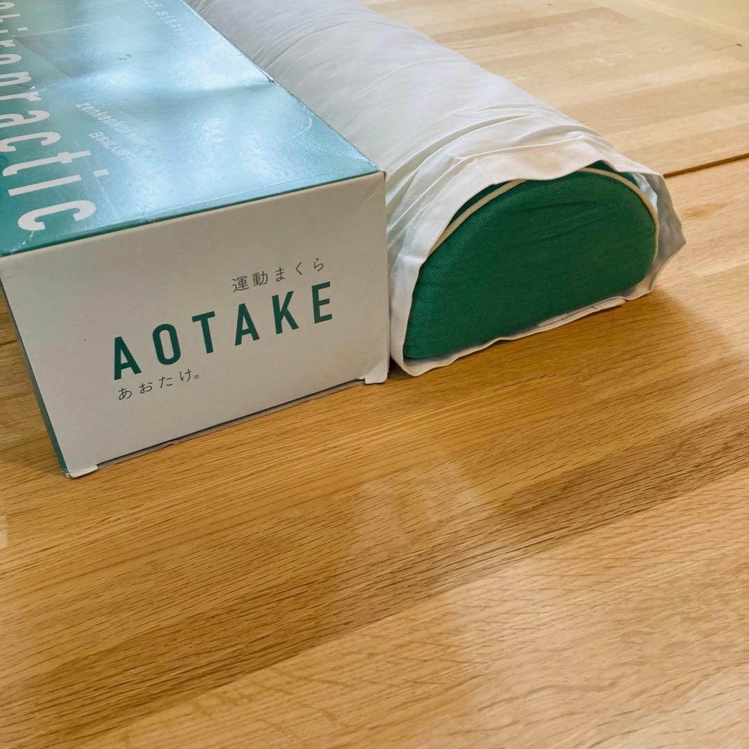 ★未使用に近い★ あおたけ運動まくら AOTAKE あおたけ枕　枕カバー付き