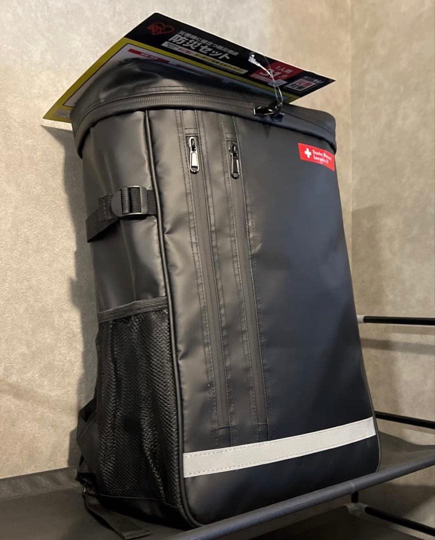 防災セット 31点 1人用 防水リュック付き アイリスオーヤマ