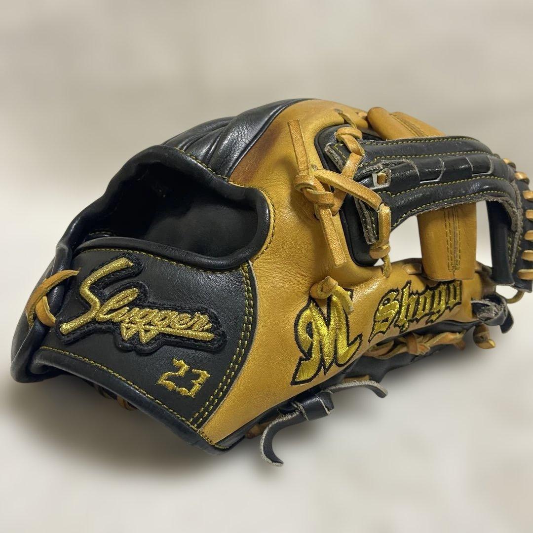 希少　久保田スラッガー　中村奨吾選手　実使用　支給品　硬式　グローブ　1040
