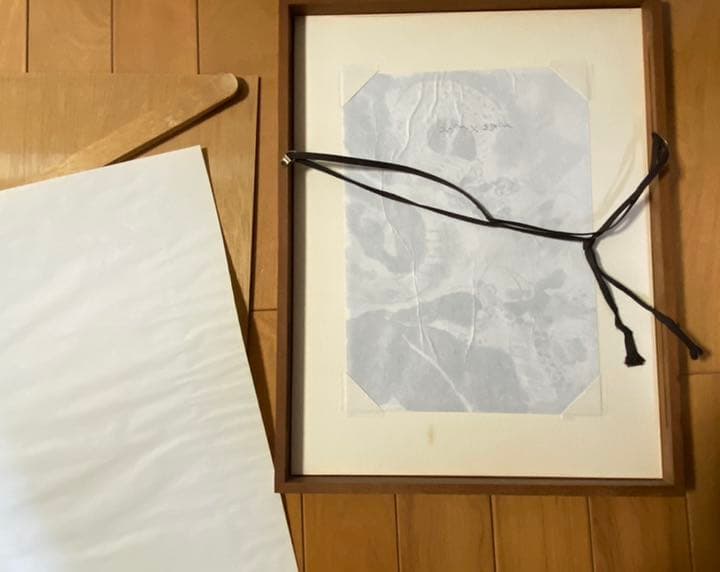 龍 大判 額装 絵画 重(肉筆)39.5×30.5cm 竜 ドラゴン