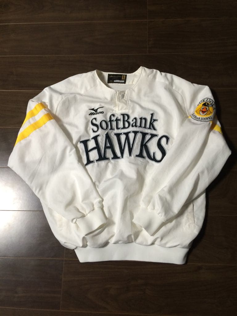 実使用美品元ホークス柳瀬投手ゲーマージャケット❗️値下げしました‼️