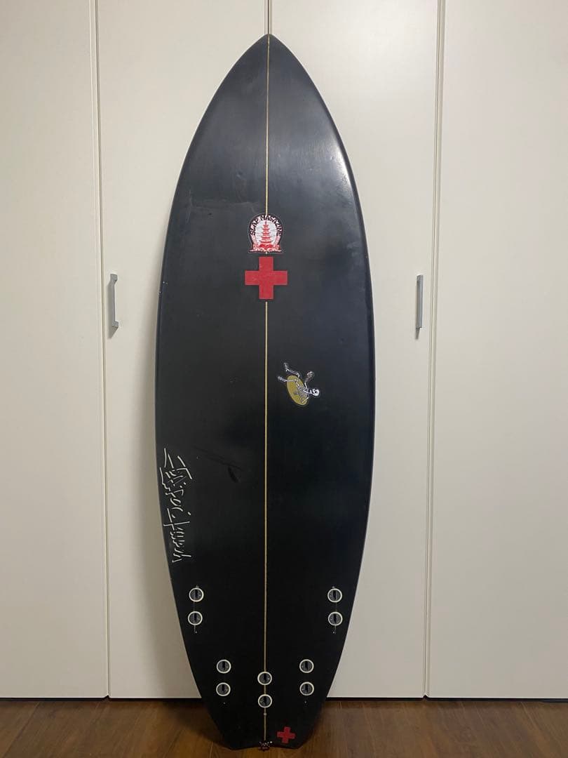 小波最強 doc ショートボード 5’4 フィン2種 ハード&ニットケース付