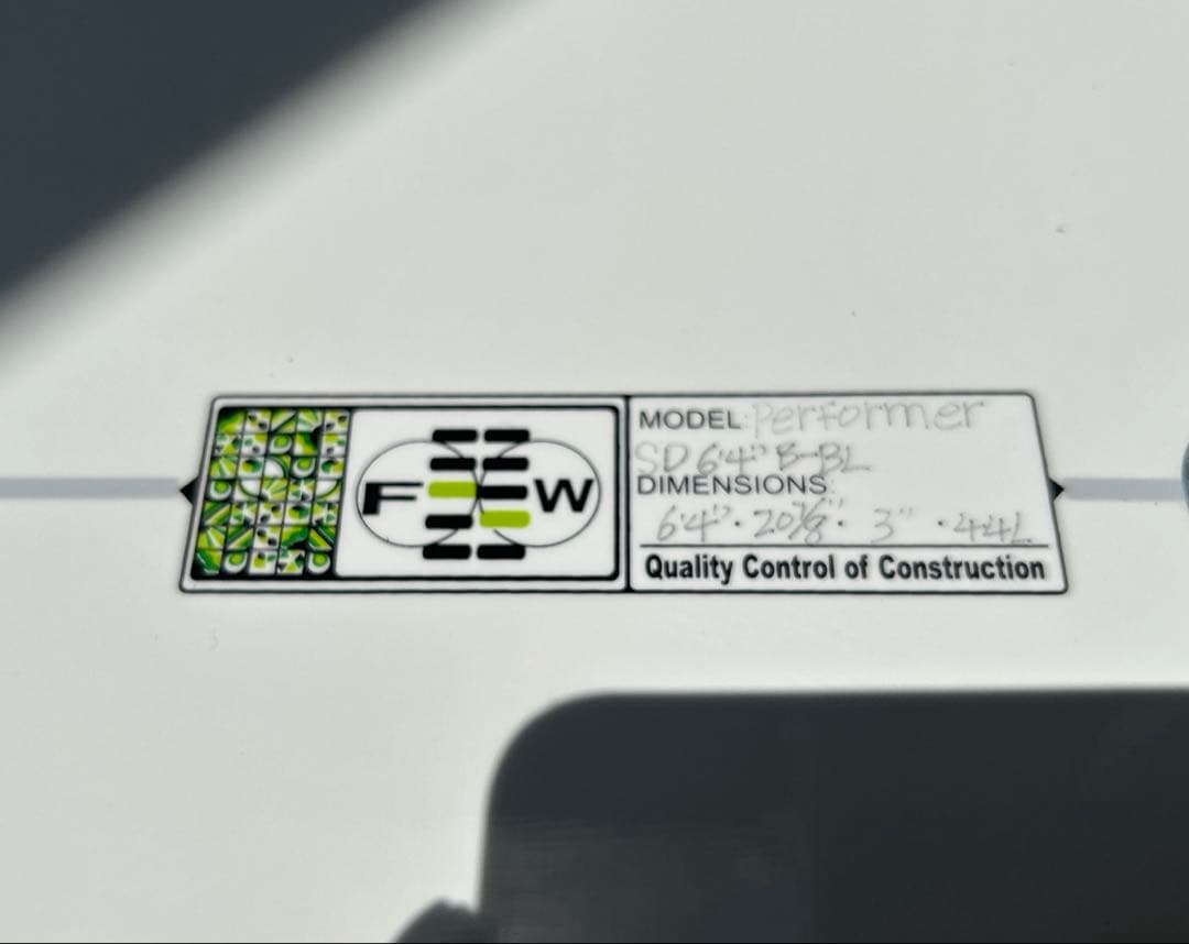 Three Weather スリーウェザー パフォーマー サーフボード6.4f