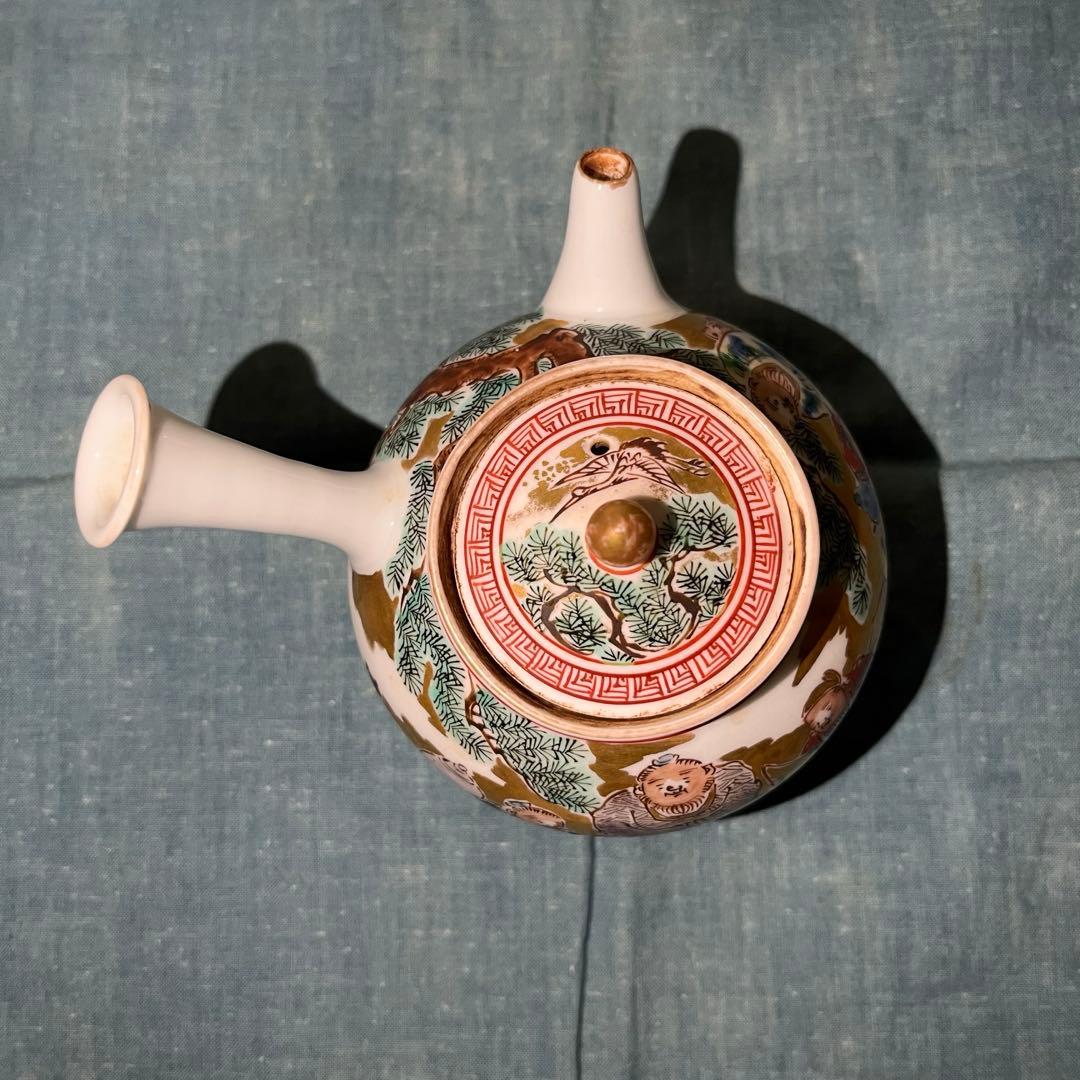 由*麻様 煎茶道具　横手急須