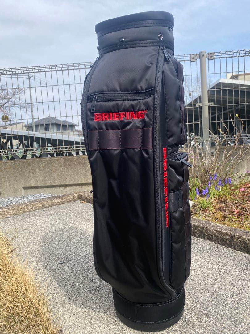【美品】BRIEFING キャディバッグ CR-6 ♯2 ブラック