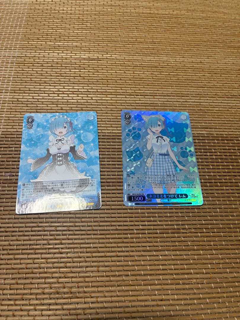 Re:ゼロ　ヴァイスシュバルツ　デッキスリーブ付き&デッキパーツ