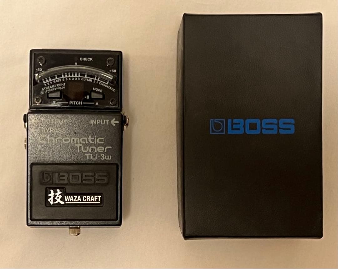 ギター BOSS TU-3w chromatic tuner