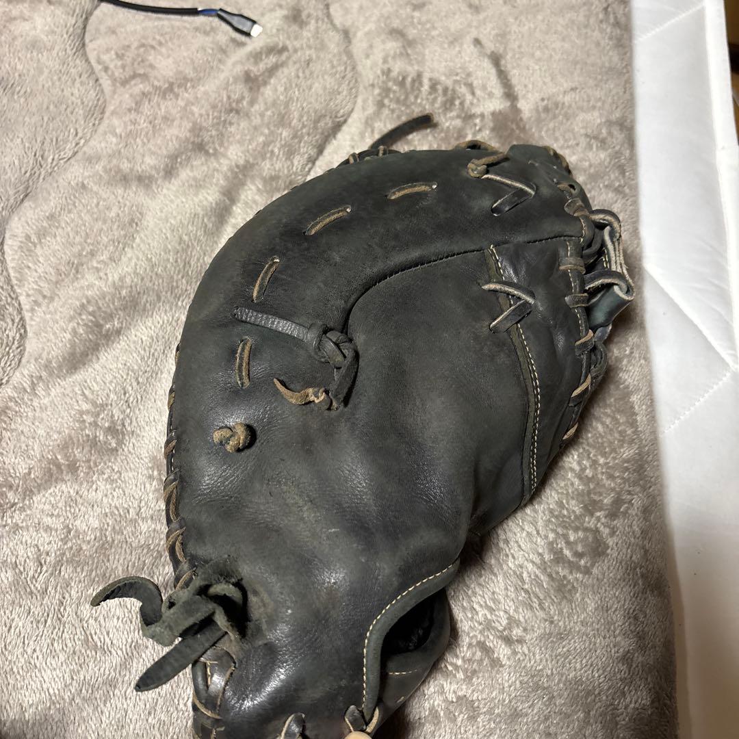 ZETT ブラック レザー 硬式グローブ