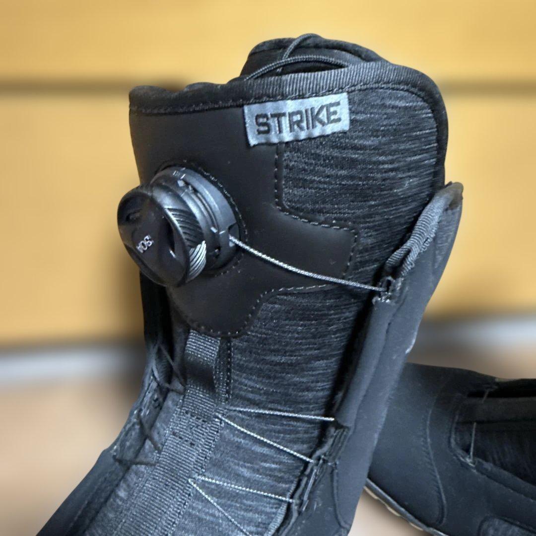 HEADスノーボードブーツブラック STRIKE BOA 25㎝
