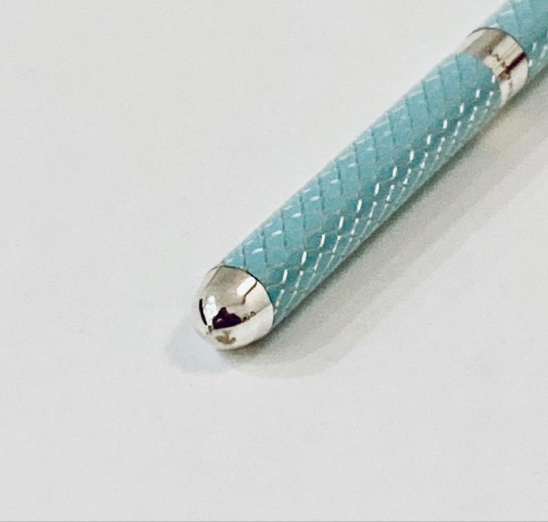 ドイツ製◆ティファニー 純銀ボールペン ヘビ柄 シルバー925 Tiffany