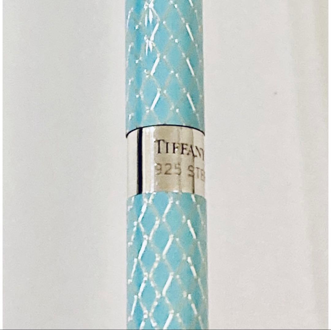 ドイツ製◆ティファニー 純銀ボールペン ヘビ柄 シルバー925 Tiffany