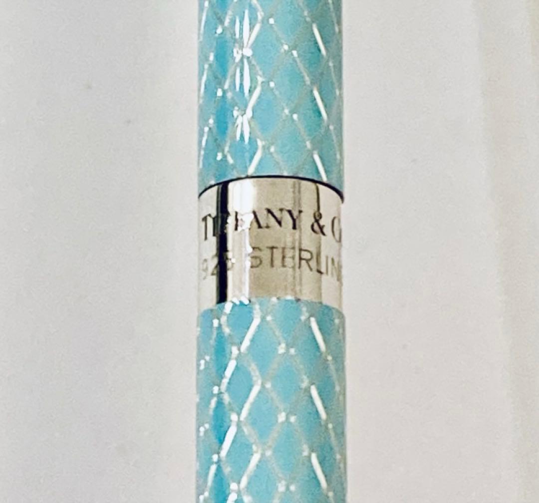 ドイツ製◆ティファニー 純銀ボールペン ヘビ柄 シルバー925 Tiffany