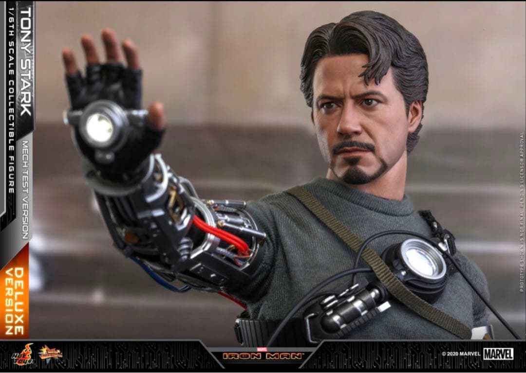 ホットトイズ アイアンマン 1/6トニー・スターク メカテス2.0 デラックス版